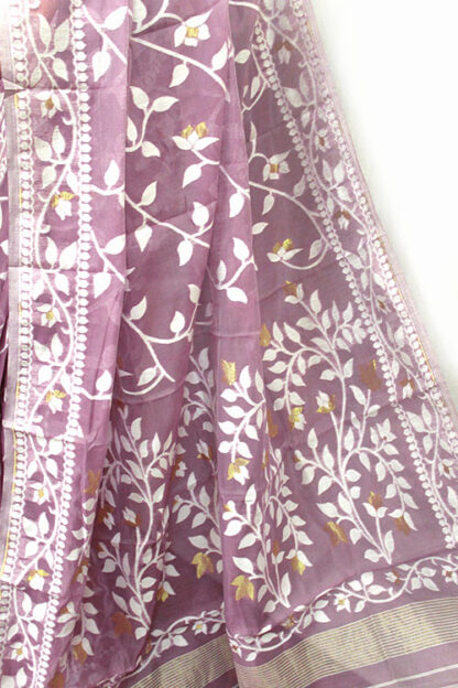 unique design jamdani saree