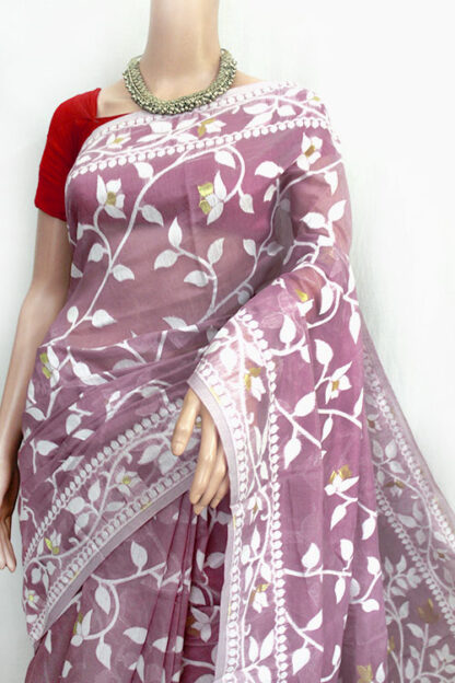 latest design jamdani saree