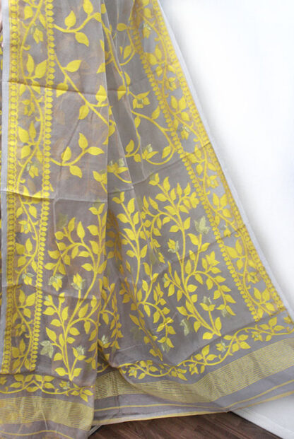 unique design jamdani saree